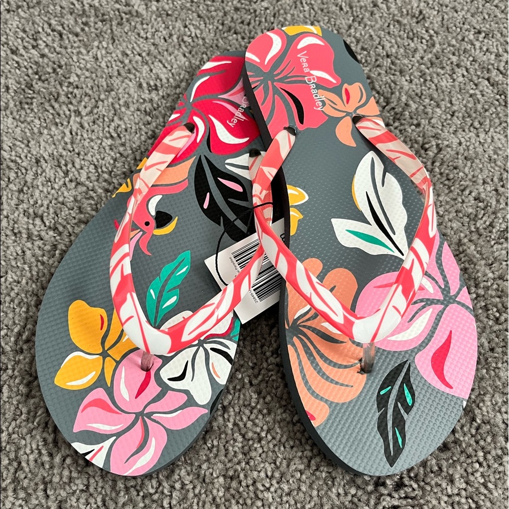 Vera Bradley Coastal Paradise Flip Flops